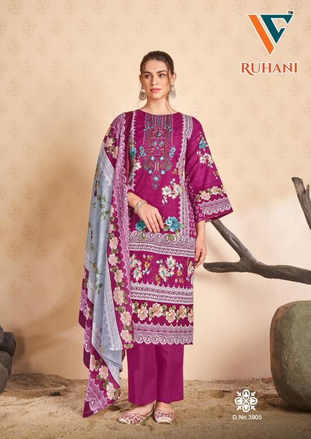Vandana ruhani vol-39 cotton dress material wholesale price in